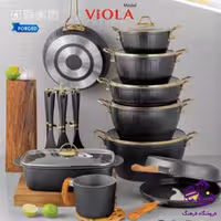 سرویس قابلمه 24پارچه گرند ویولا Eviz Plus مشکی پویان