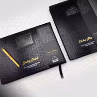 دفتر جلد چرمی سری چارلز