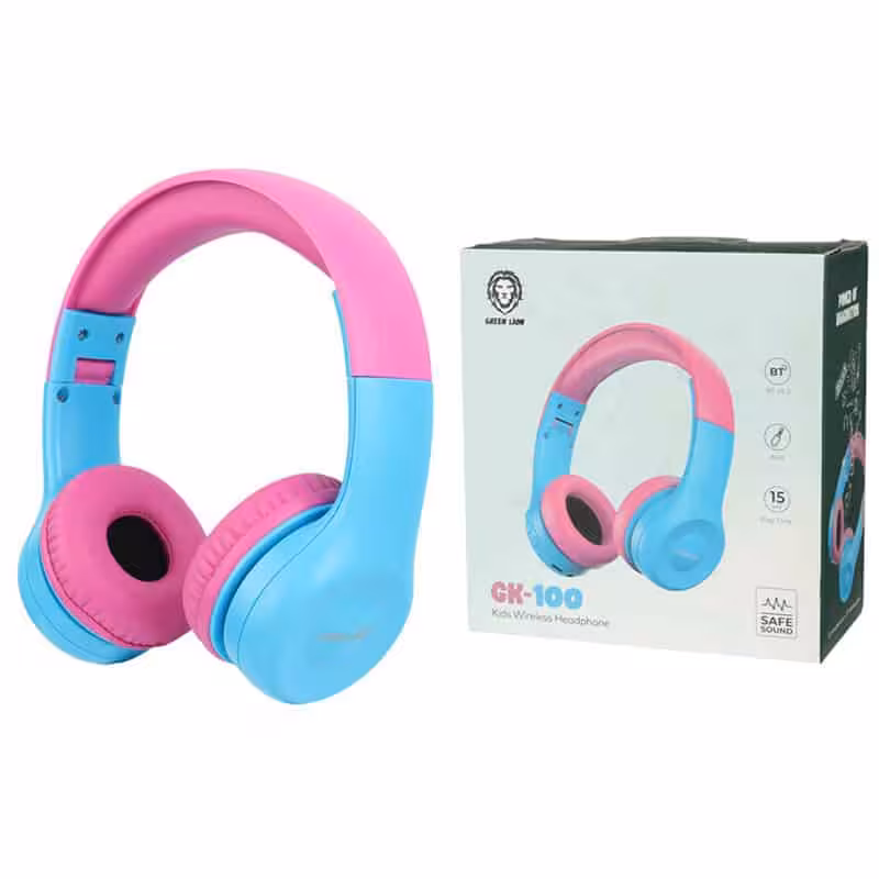 هدفون بلوتوثی گرین لاین GK-100 GN100KIDHPBLPK