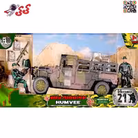 ماکت جنگی کامیون نظامی سبز برند ام اند سی MILITARY CAMPSITE M C TOY 77023C