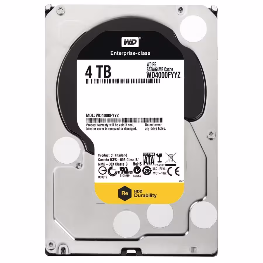 هارد اینترنال 4 ترابایت وسترن دیجیتال WD4000FYYZ