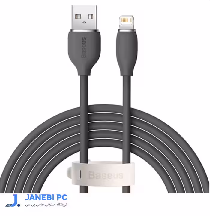کابل تبدیل 2 متری USB به لایتنینگ بیسوس مدل Jelly Liquid Silica Gel CAGD000101