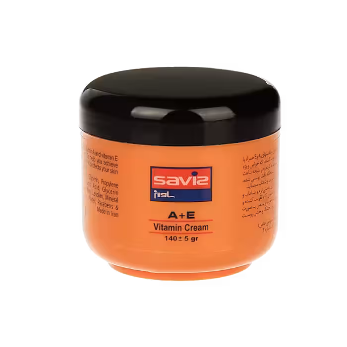 کرم ویتامینه A و E کاسه ای ساویز 140 گرم