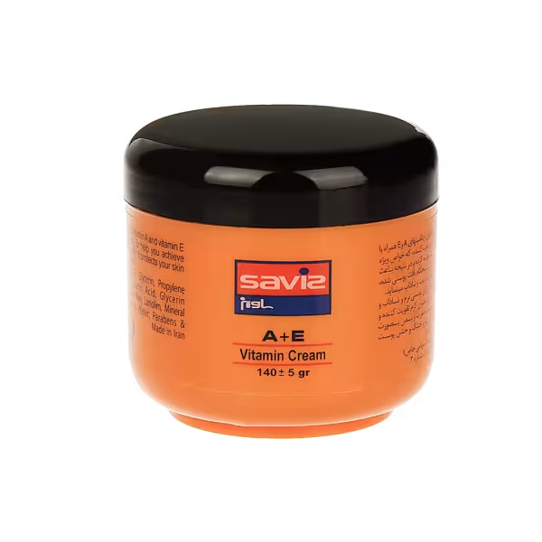کرم ویتامینه A و E کاسه ای ساویز 140 گرم