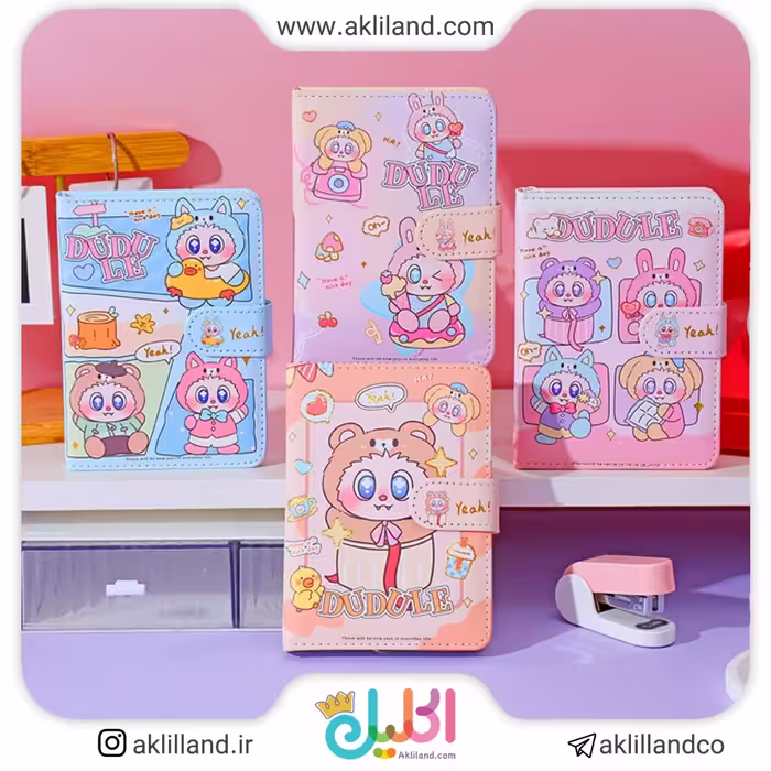 دفترچه مگنتی خرس خلبان