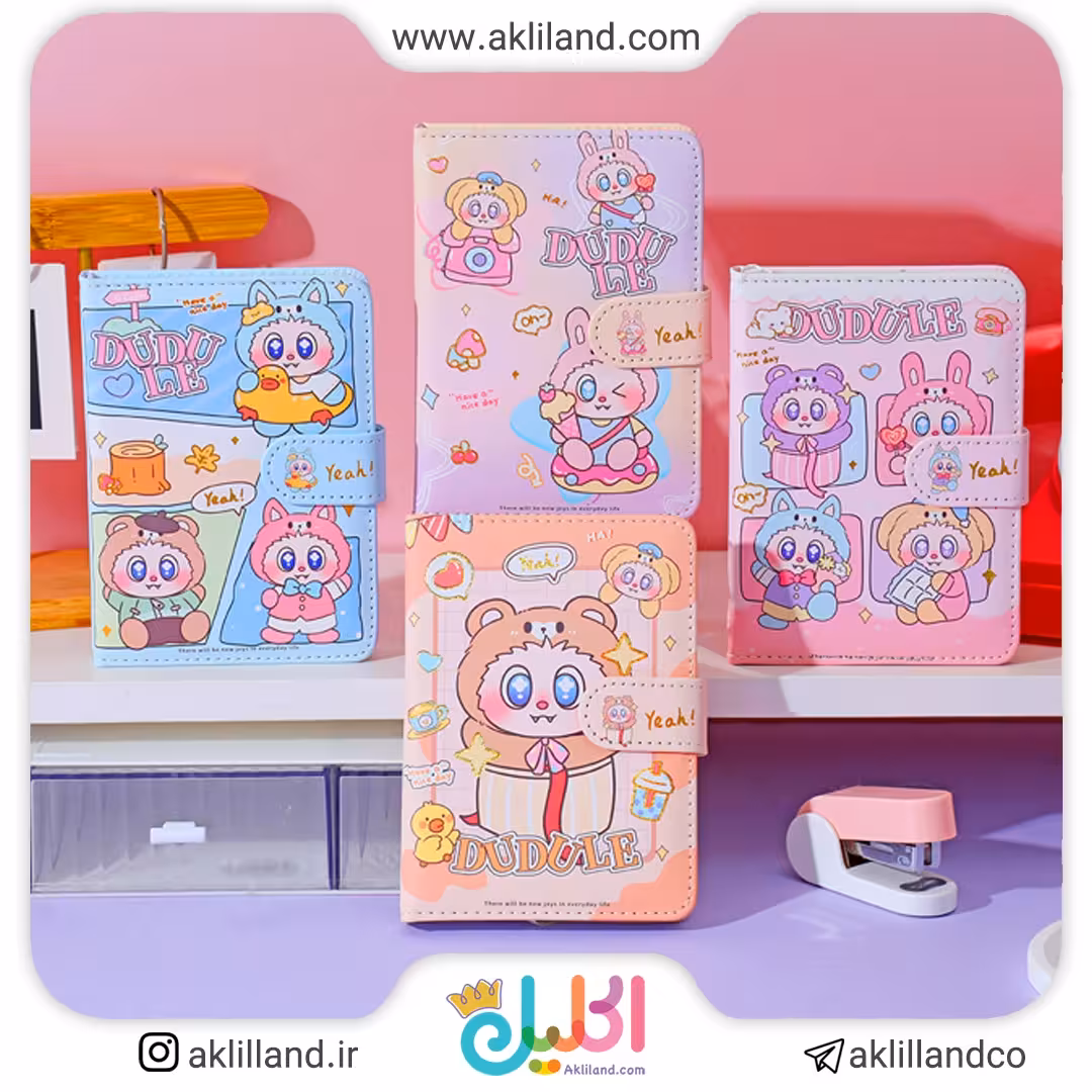دفترچه مگنتی خرس خلبان