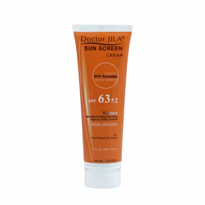 کرم ضد آفتاب دکتر ژیلا مدل Tinted با Spf 63 حجم 50 میلی لیتر
