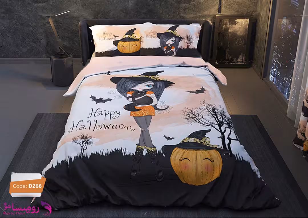 قیمت و خرید سرویس روتختی طرح هالووین یک نفره برند ترکسان کد d266