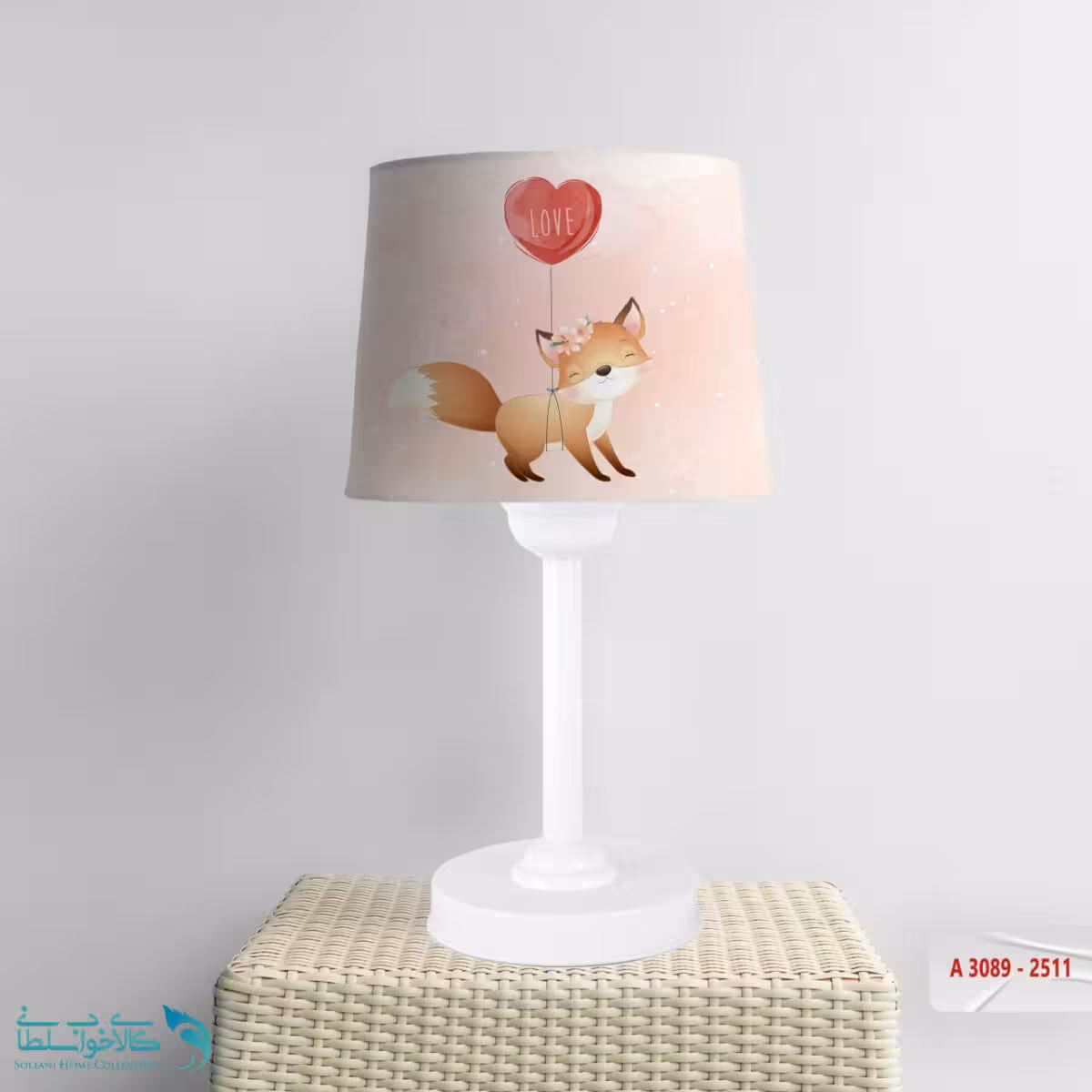 آباژور اتاق کودک طرح روباه کوچولو کد A3089