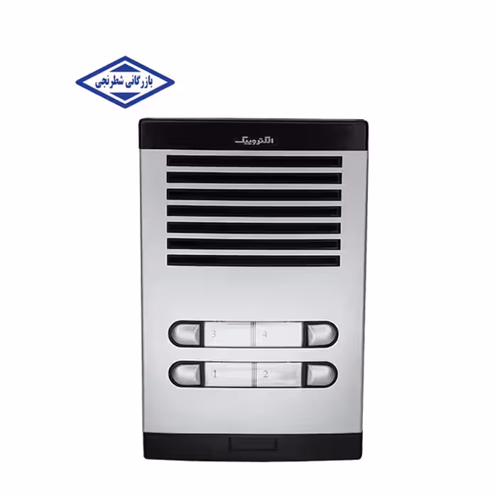 پنل آیفون صوتی 4 واحدی افقی مدل 875 الکتروپیک