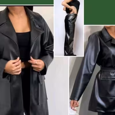 کت شلوار چرم درجه یک