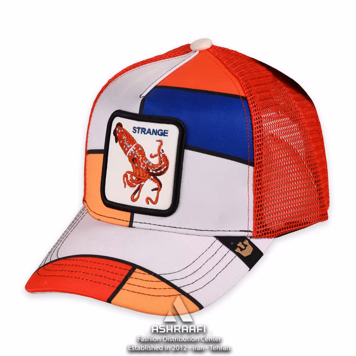 کلاه گورین طرح ماهی مرکب Trucker Cap HA139