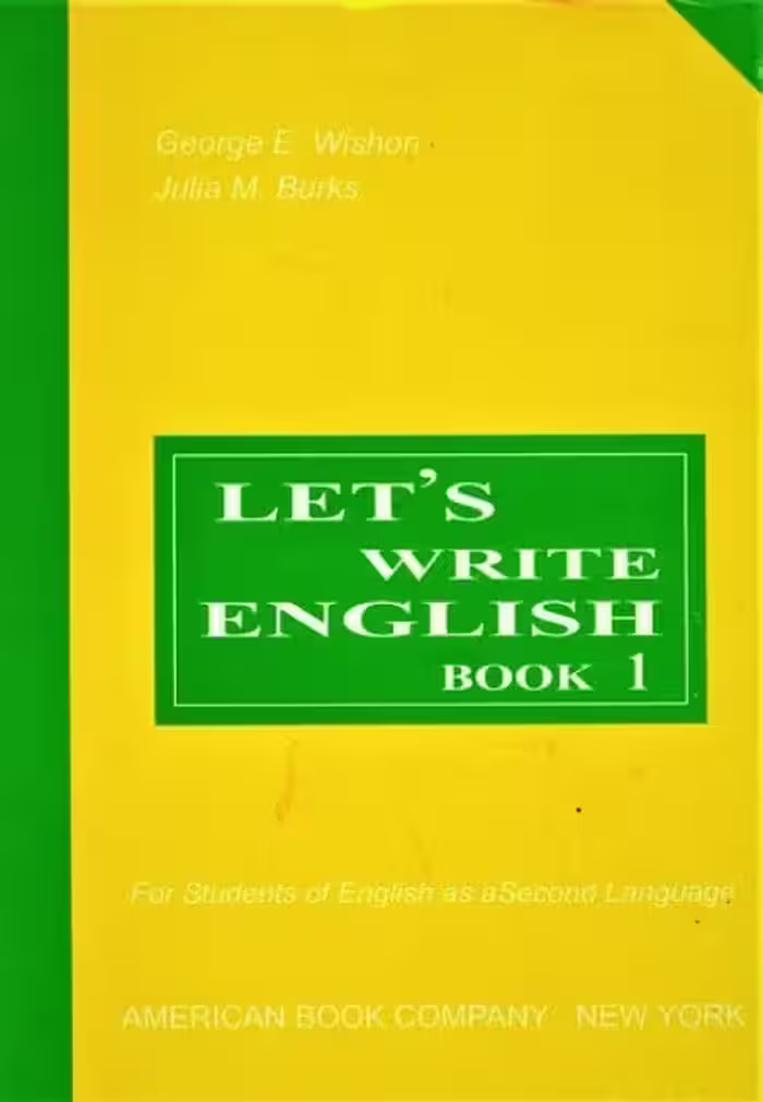 کتاب Lets Write English 1