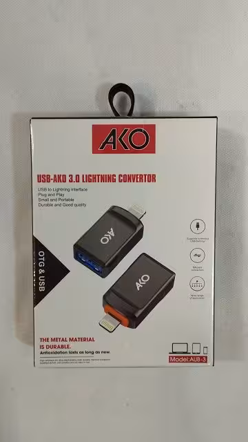 تبدیل OTG به لایتینگ آکو AUB3