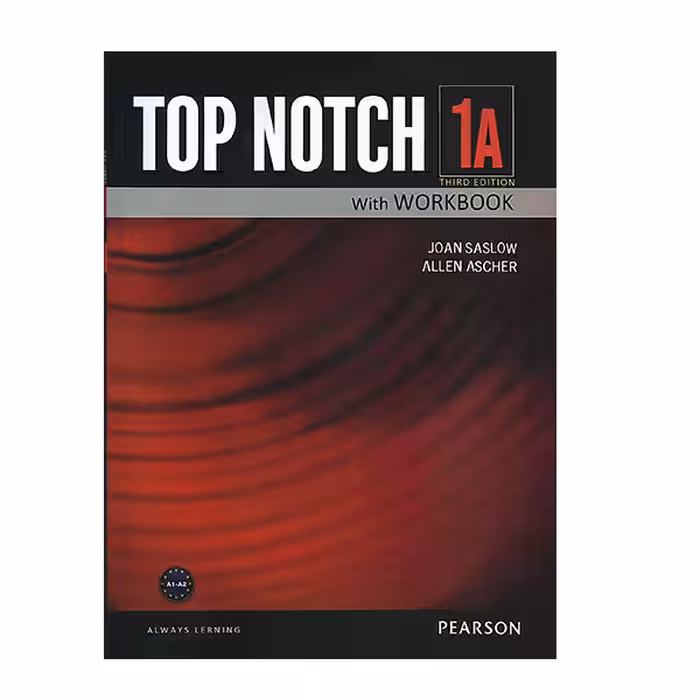 کتاب زبان تاپ ناچ 1A اثر Joan Saslow به همراه لوح فشرده