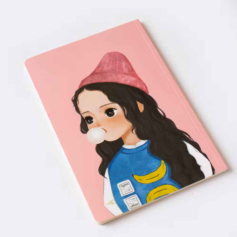دفتر خط دار طرح GIRL سویل (SEVIL)