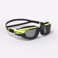 عینک شنا نابایجی – دکتلون Nabaiji Swimming Goggles – Small Size – Black/Yellow – Clear Lenses – Spirit