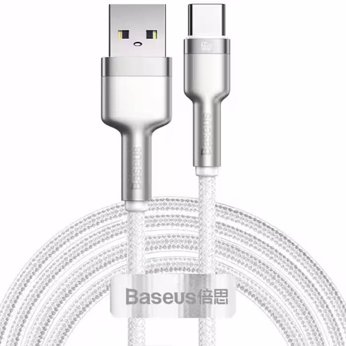 کابل شارژ BASEUS TYPE-C فست شارژ 66 وات مدل CAKF000202 طول 2 متر