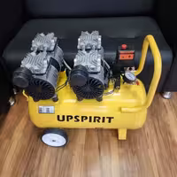 کمپرسور 50 لیتری سایلنت آپ اسپریت دو موتوره مدل HK-AC50L