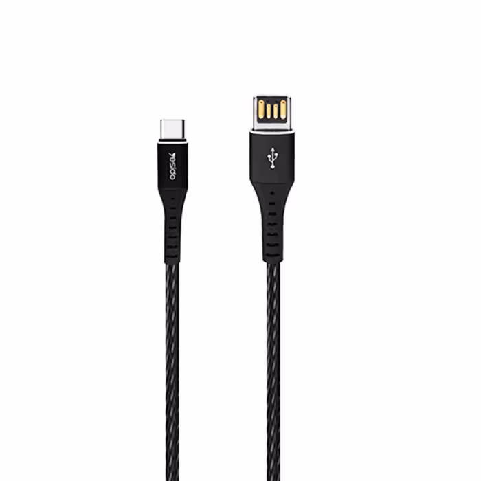کابل USB به TYPE C یسیدو YESIDO CA34 طول 1.2 متر 2.4 آمپر