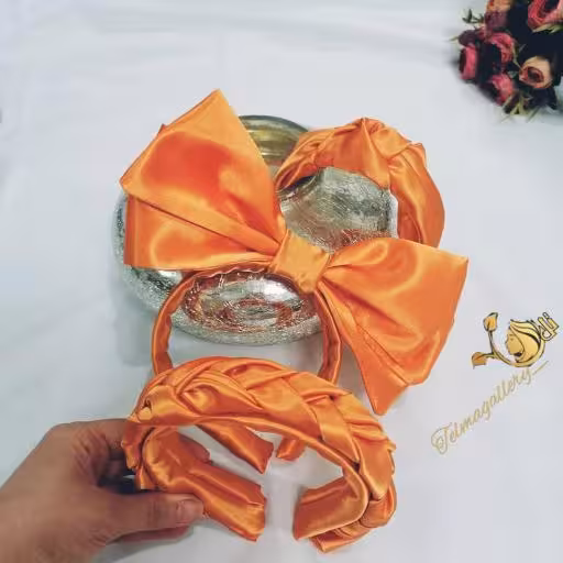 ست کامل ساتن نارنجی142