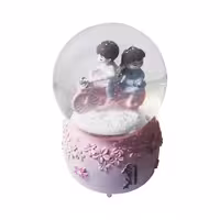 گوی موزیکال پمپی طرح love story کد 100-41B