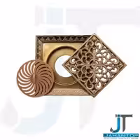 کفشور رزگلد زاماک 12/5*12/5 با خروجی 50-80 میلی متر جهانیار طرح بولونیا