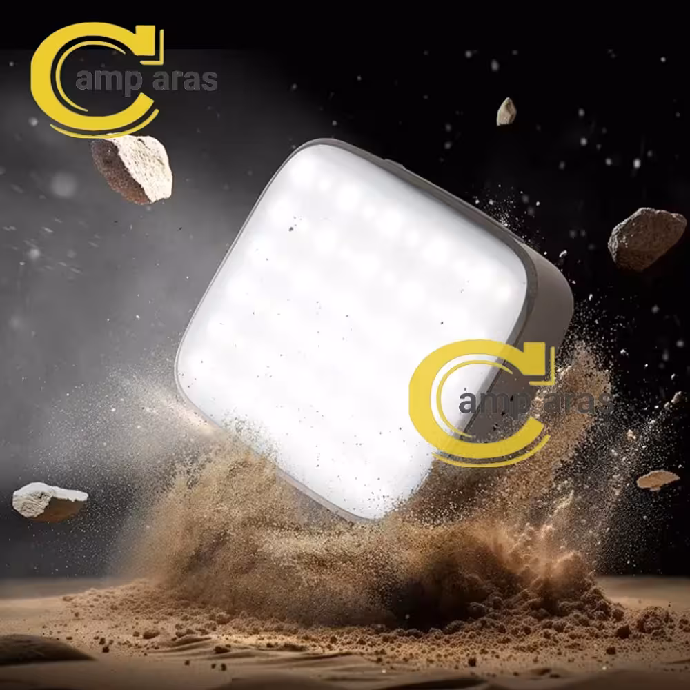 چراغ شارژی چندکاره پاوربانک دار LED PBL100 - کمپ آراس