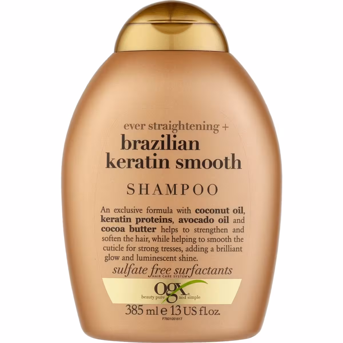 شامپو کراتین برزیلی او جی ایکس OGX ا OGX Brazilian keratin Smooth Shampoo 385ml