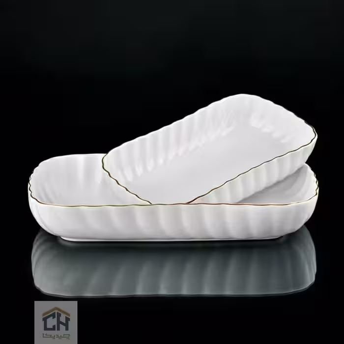 تابه مستطیل کوچک خط طلا طرح کارمن مدل 501S