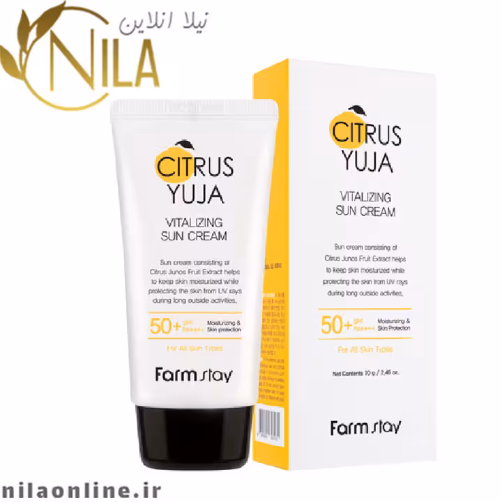 کرم ضد آفتاب یوجا فارم استی مدل citrus yuja وزن 70 گرم