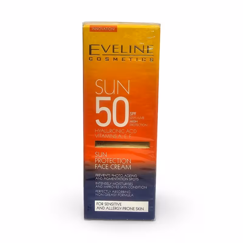 کرم ضد آفتاب صورت اولاین SPF 50 حجم 50 میل