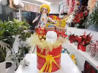 سطل عروسک روسی و خرگوش سفید