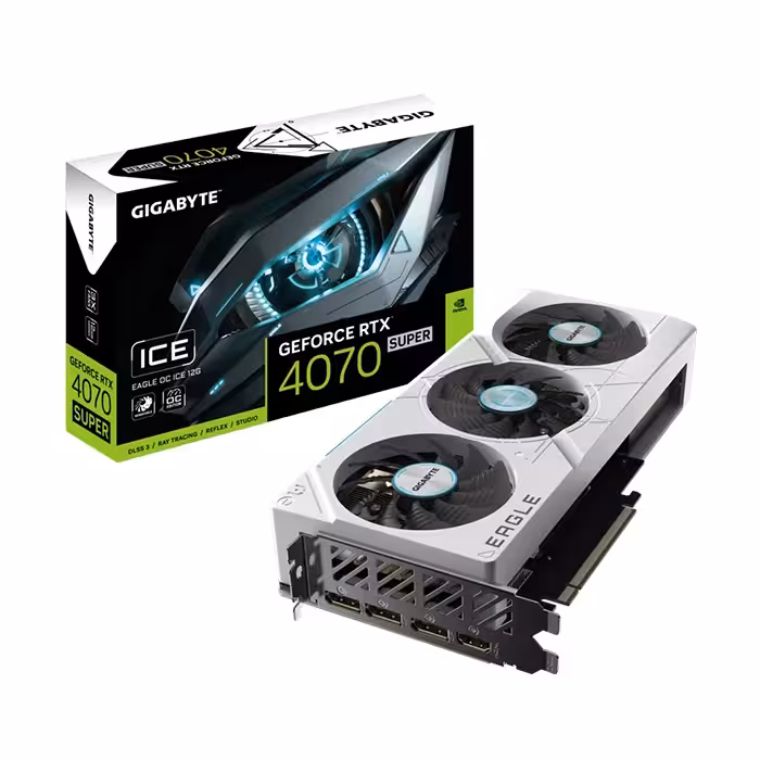 کارت گرافیک گیگابایت GeForce RTX 4070 SUPER EAGLE OC ICE 12GB