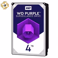 هارددیسک اینترنال وسترن دیجیتال(ویژه دوربین مدار بسته) مدل Purple WD40PURZ ظرفیت 4 ترابایت