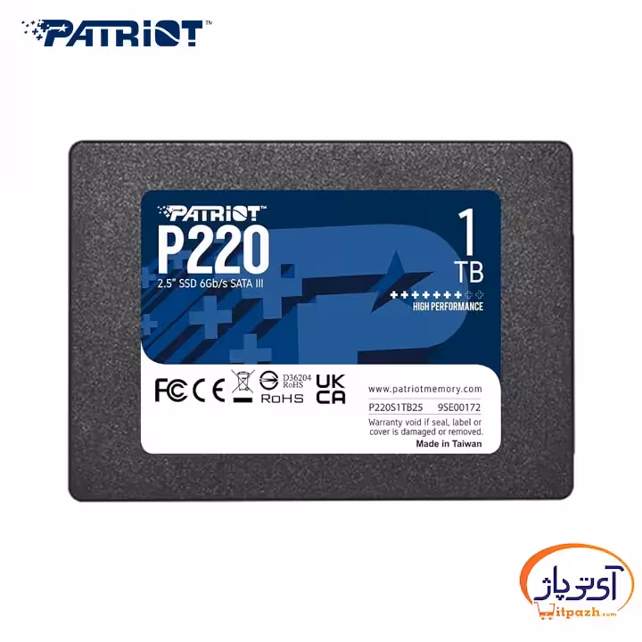 اس اس دی اینترنال SATA3.0 پتریوت P220 ظرفیت 1 ترابایت