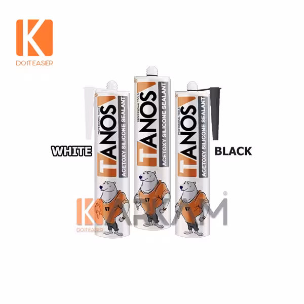 چسب آکواریوم 250 گرمی مشکی تانوس