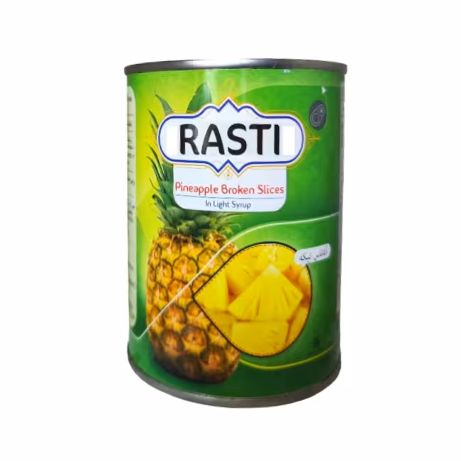 کمپوت آناناس راستی Rasti وزن 565 گرم