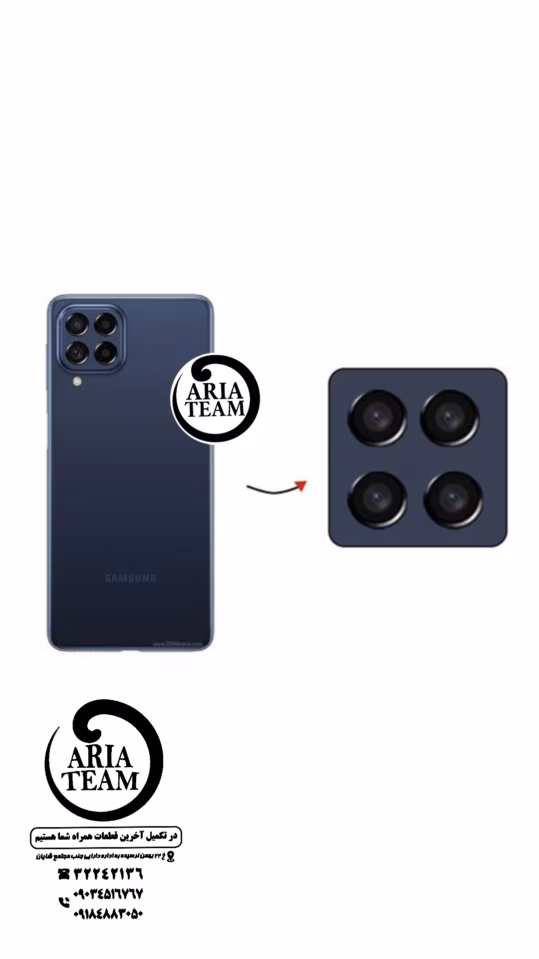 لنز دوربین سامسونگ M53