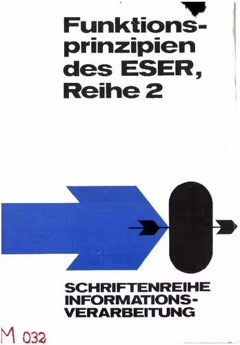خرید و دانلود نسخه کامل کتاب Funktionsprinzipien des ESER, Reihe 2
