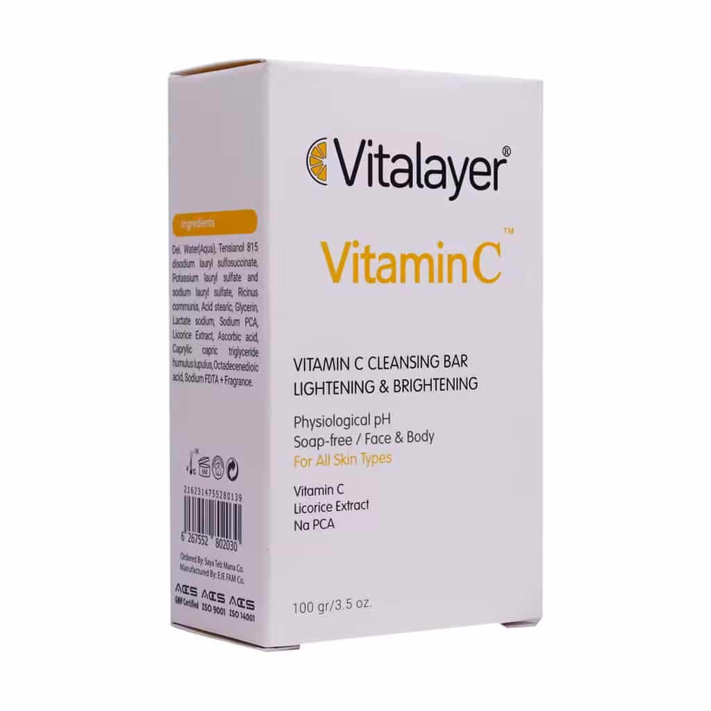 پن ویتامین C ویتالیر روشن کننده پوست 100 گرم Vitalayer Skin Lightening Pain 100gr