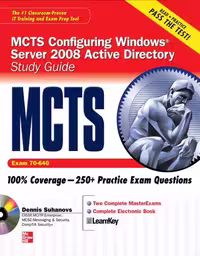 خرید و دانلود نسخه کامل کتاب MCTS Windows Server 2008 Active Directory Services Study Guide
