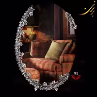 آینه و شمعدان آلومینیومی کد (91)