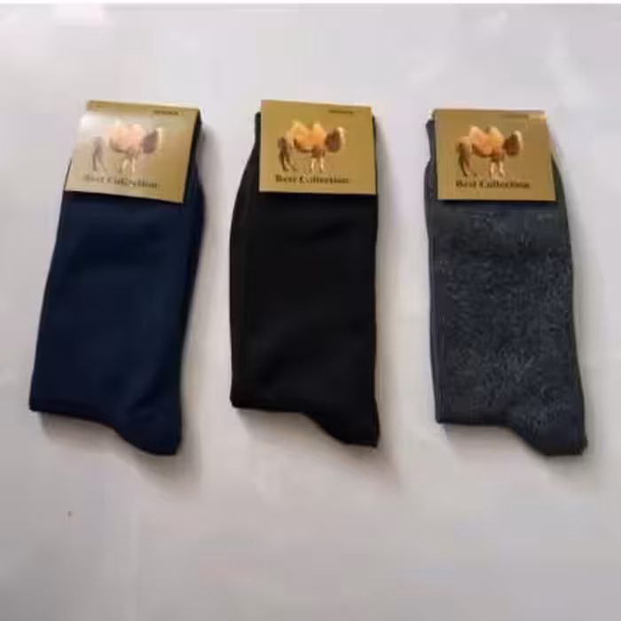 جوراب پشم شتر مردانه-زنانه(38-44) پک شش عددی