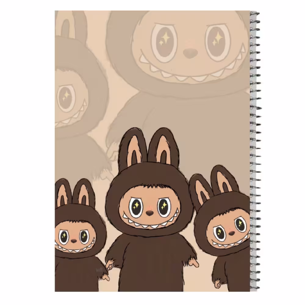 دفتر مشق 80 برگ مدل لبوبو کد 2