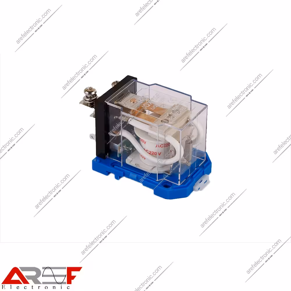 رله پاوری JQX-60F(JQX-59F) دارای 220 ولت 60 آمپر - فروشگاه عارف الکترونیک