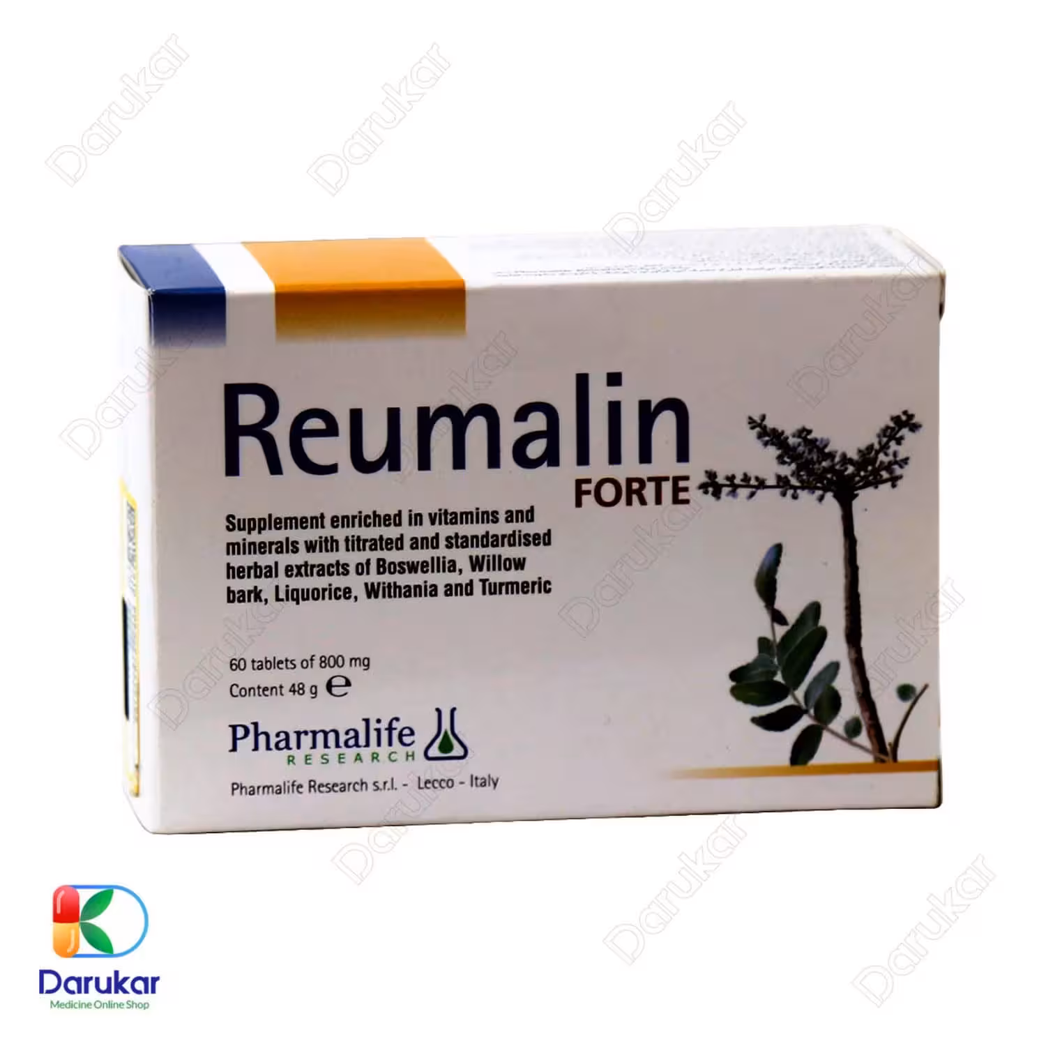 قرص رومالین فورت فارمالایف 60 عددی