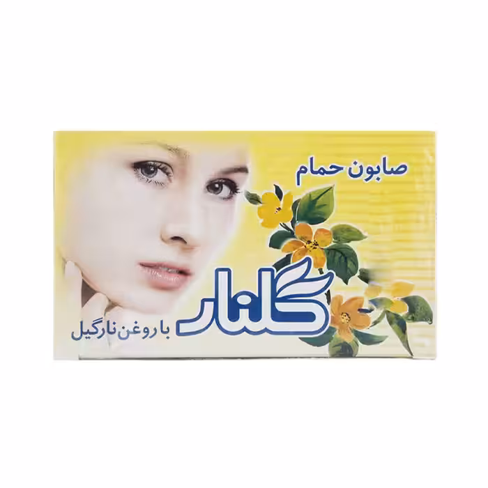 صابون حمام زرد گلنار حاوی روغن نارگیل 6 عددی
