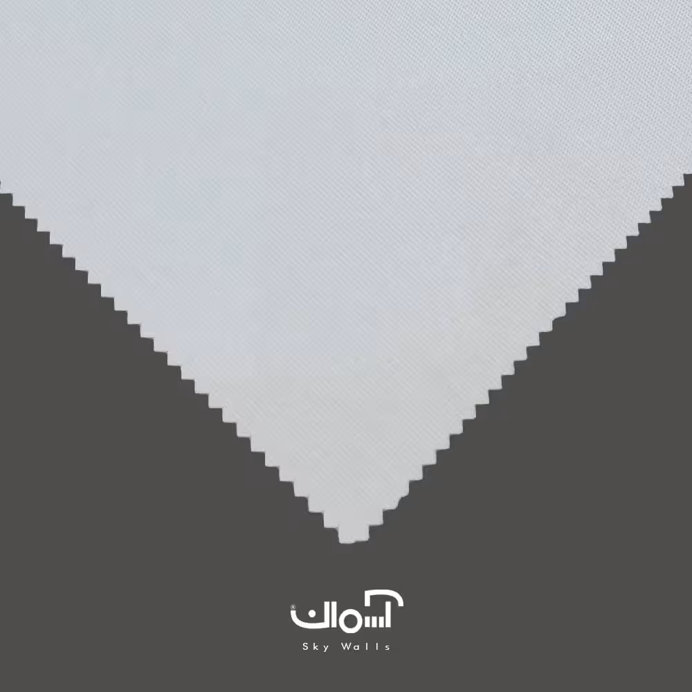 پرده اسکرین بلک اوت سفید 0 درصد کد 600