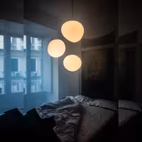 لوستر اتاق خواب ابری سه شعله مدل STYA-29